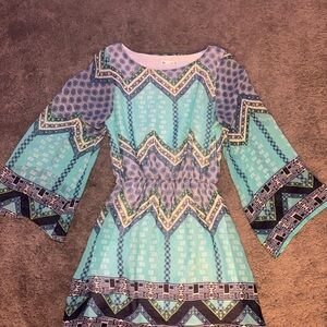 Auditions Multicolor Geometric Dress